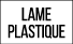 Lame plastique
