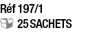 Réf 197 1  25 sachets