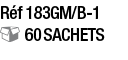Réf 183GM B-1  60 sachets