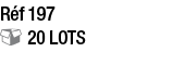 Réf 197 20 LOTS