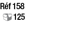 Réf 158  125