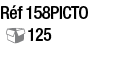 Réf 158PICTO  125
