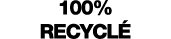 100% recyclé