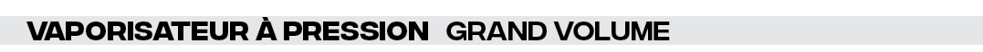 vaporisateur à pression  grand volume