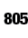 805