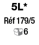 5L* Réf 179 5  6