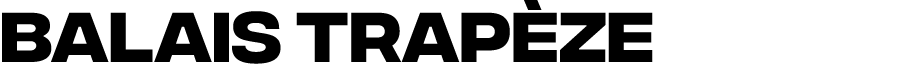Balais trapèze