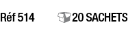 Réf 514   20 sachets