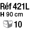 Réf 421L  H 90 cm 10